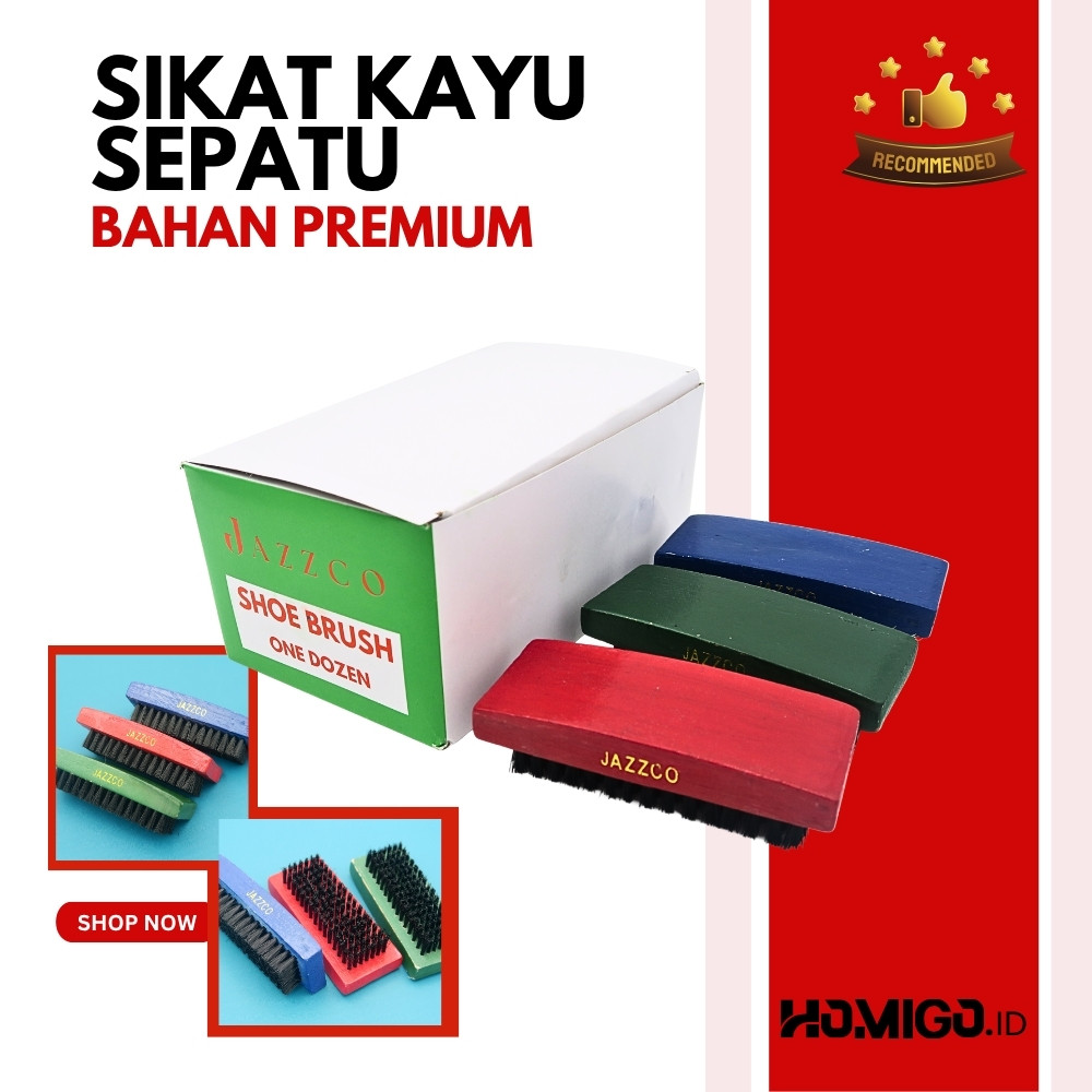 1 Box (12 Pcs) SIKAT SEMIR SEPATU JAZZCO BC-428 - SIKAT SEPATU