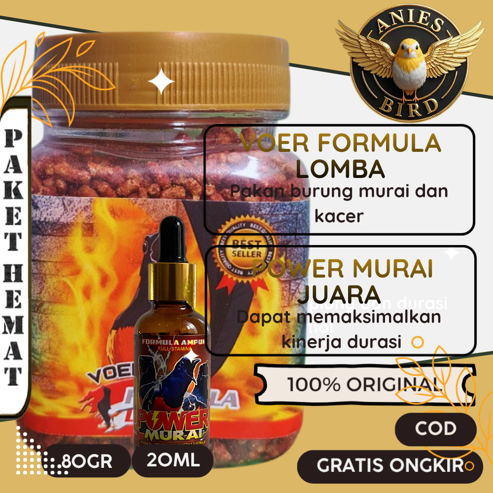 [PAKET HEMAT] Voer Formula Lomba & Power Murai Juara