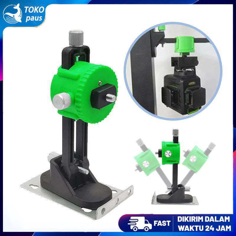 Bracket Dudukan Laser Level 1/4 Inch Holder/ Level Laser Gantung Dinding /Aksesori Adaptor Pelat Lev