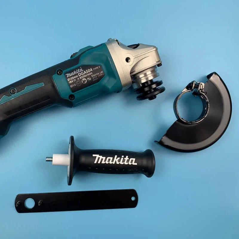 MAKITA DGA504 Angle Grinder Brushless 18V Lithium Battery 125mm CutOff Grinder Cordless Cutting Mach
