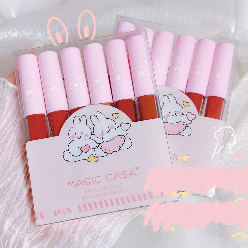 Lip Gloss Set: Matte Lipstick, Non-stick, Waterproof, Long-lasting Lip Color