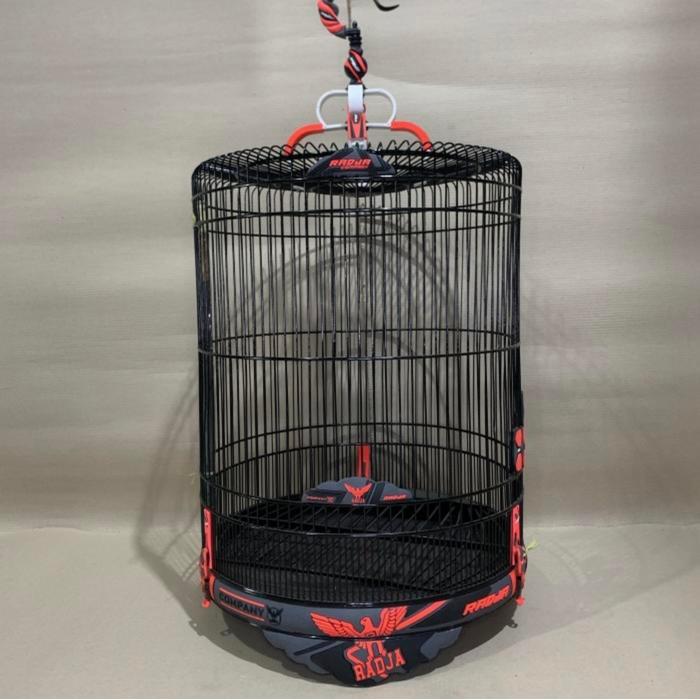 SANGKAR MURAI RADJA RAJA PVC 3D (ONLY JAKARTA DAN SEKITARNYA - Merah, Kardus aja
