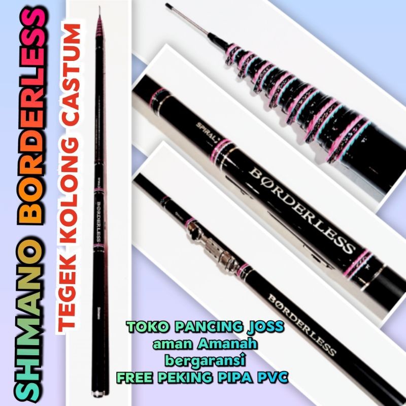 TEGEK KOLONG SHIMANO BORDERLESS GLA A series GLV GLR JAPAN 360 450 540 630 720