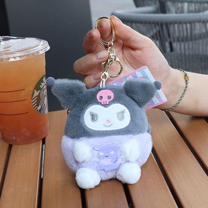 GANTUNGAN BONEKA DOMPET KOIN BONEKA CINNAMOROLL DAN KUROMI - Kuromi