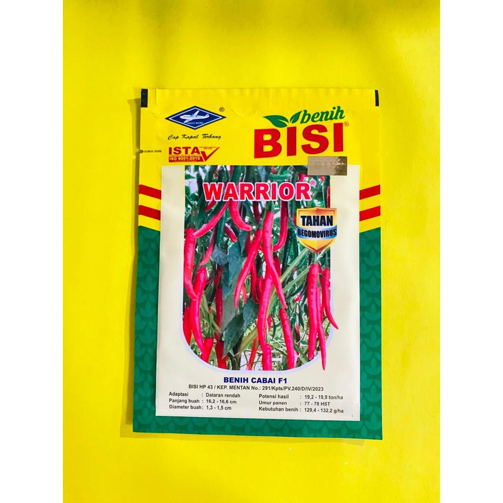 Benih cabai besar tahan begomovirus WARRIOR F1 isi 2250 biji dari BENIH BISI