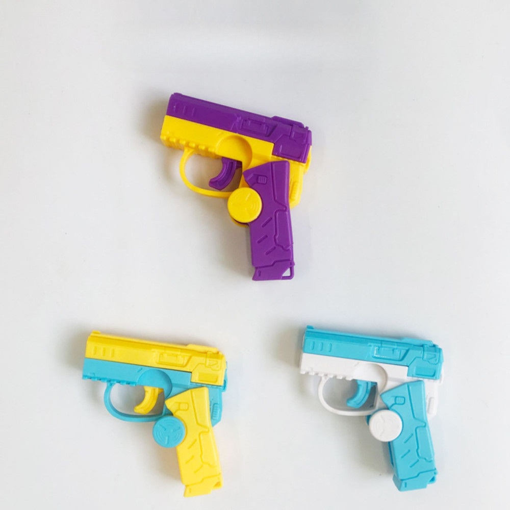 New Arrival Fidget Spinner Gun Transforming Automatic Rebound Mini Gun Toy Office Fidget Toys Creati