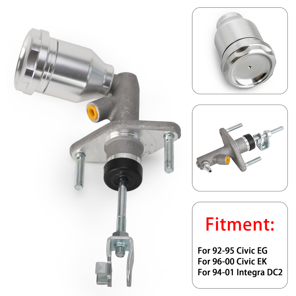 Clutch Master Cylinder Reservoir Aluminum for Honda Civic EG 92-95 EK 96-00 Integra DC2 94-01 CRX GS