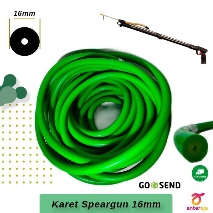 Karet Speargun Panah Ikan Bungee 16mm Per Meter Rubberband Spearfish
