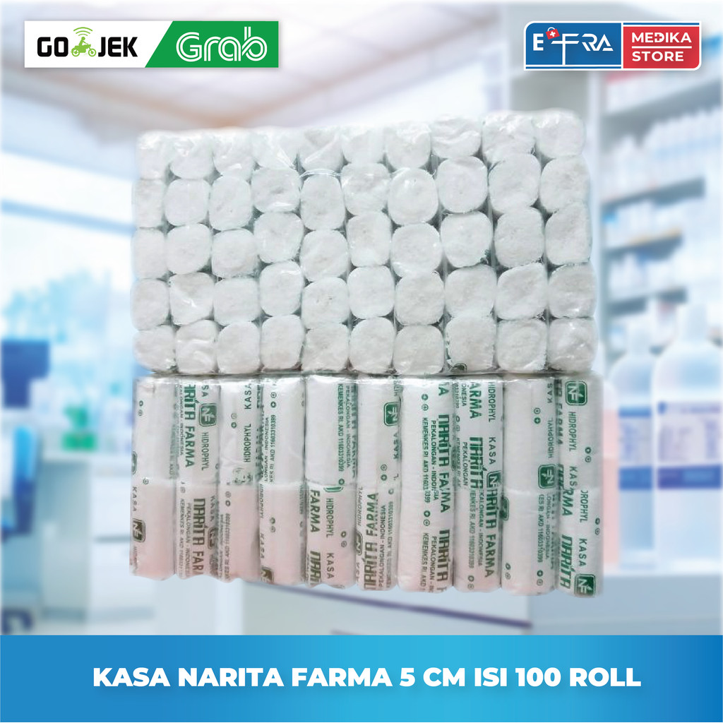 Kasa Roll 5 Cm Narita Farma Kasa Hidrophyl 10cm