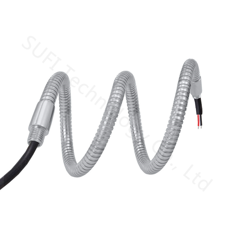 a 8mm 10mm 12mm LED Gooseneck With Bracket Holder Flexible Holder M8 M10 Metal Hose Soft tube 203050