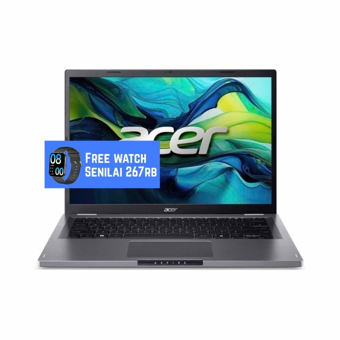 LAPTOP ACER ASPIRE 14 CORE I7 150U / CORE 5  16GB 512GB WINDOWS 11+OHS 14" WUXGA IPS GREY