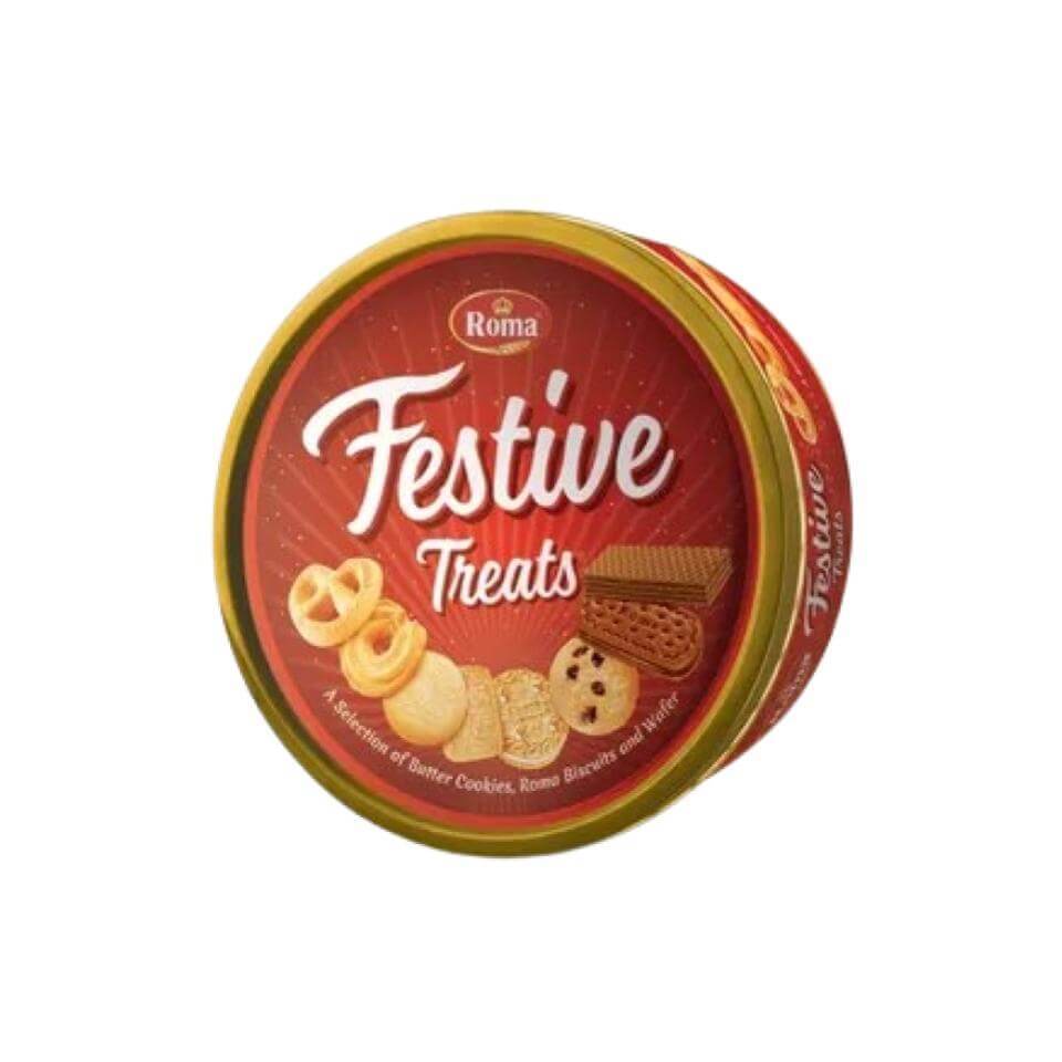Roma Cookies Butter Festive Treats Kaleng 675 gr