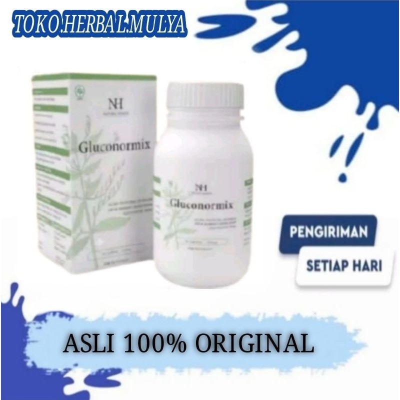 Gluconormix NH glucornomix Asli Obat Diabetes/kencing Manis Bpom Asli Original