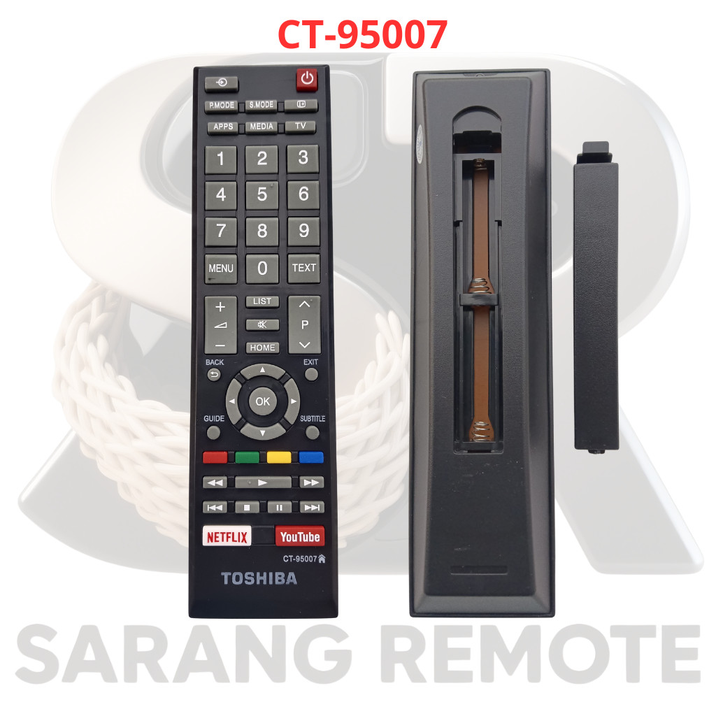 REMOTE REMOT TV TOSHIBA CT-95007 SMART TV REGZA YOUTUBE NETFLIX CT 95007
