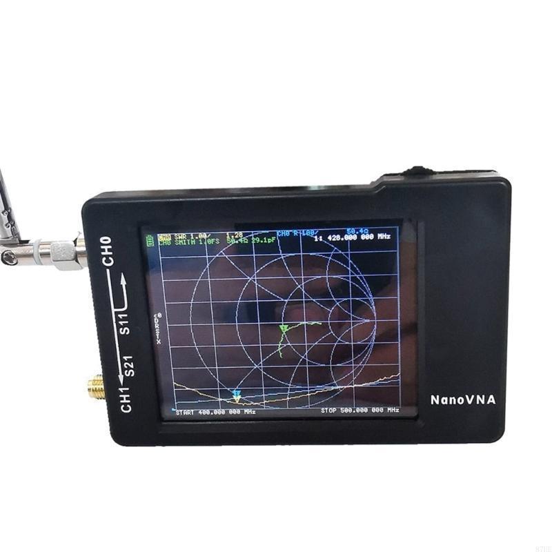 NanoVNA SWR Meter VHF UHF Antenna 28 inch IPS LCD + Metal for Case NanoVNA
