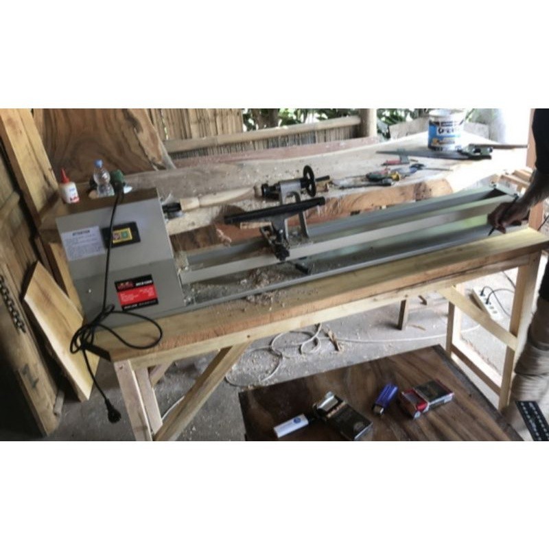 Wipro MCS-1000 Mesin bubut kayu 1000mm Wood lathe 1 meter MCS1000