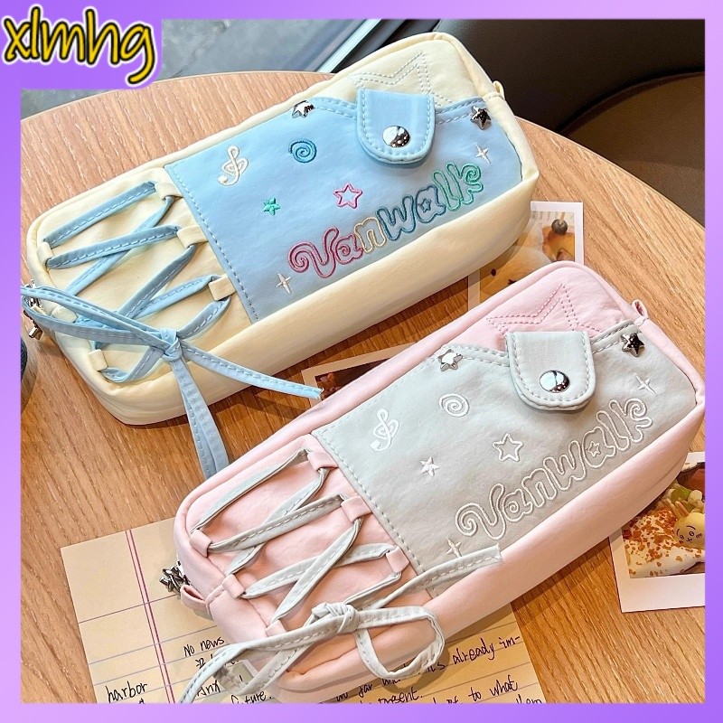 COD Ready Tempat pensil bintang lucu/tempat pensil unik/tempat pensil cantik cewek korea