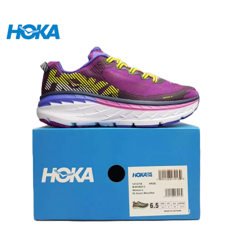 SEPATU HOKA PRIA/HOKA ONE ONE WANITA/SEPATU RUNNING/SEPATU SNEAKERS WANITA- HOKA ONE ONE BONDI 5 WAN