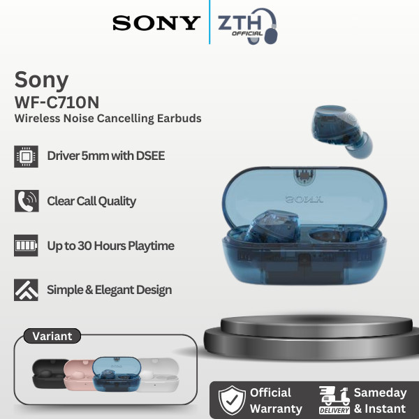 Sony WF-C710N / WFC710N / WF C 710N / WF C 710 N ANC TWS Truly Wireless Noise-Canceling Earbuds