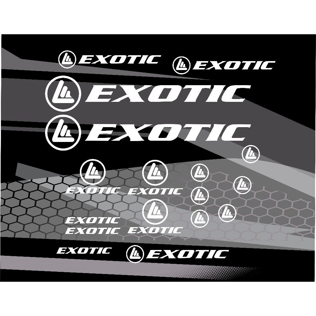 stiker sepeda exotic cutting