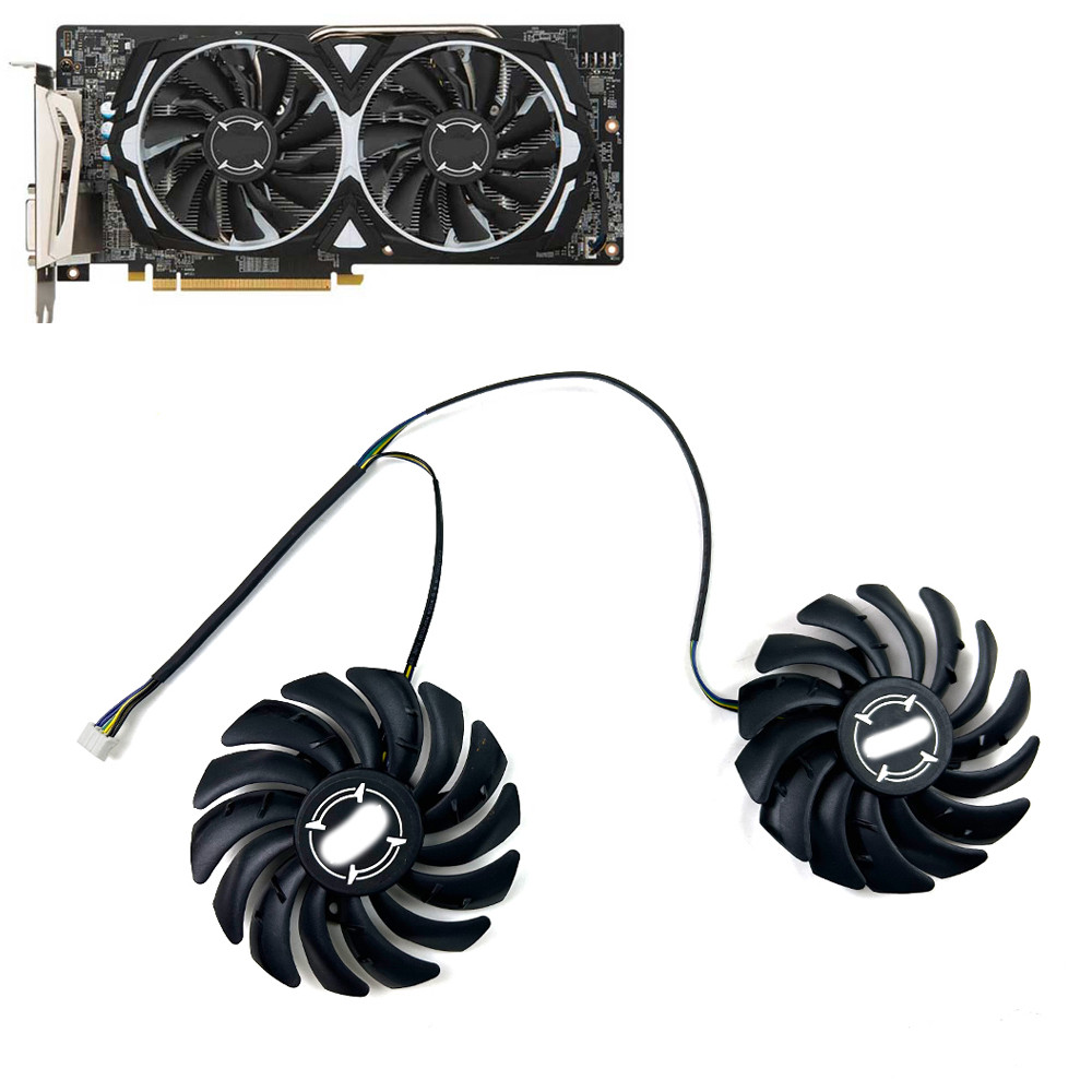 85MM PLD09210B12HH 4Pin Cooler Fan For MSI ARMOR RX470 RX 480 RX570 RX580 ARMOR 8G OC Graphics Video