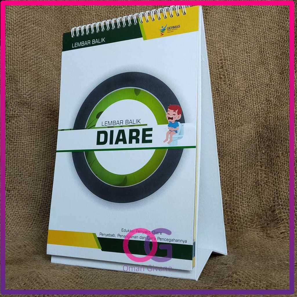 LEMBAR BALIK DIARE - LEMBAR BALIK EDUKASI DIARE - LEMBAR BALIK PROMKES -LEMBAR BALIK KESEHATAN - LEM