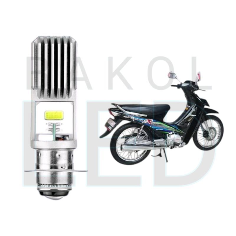 1pcs Lampu depan LED H6 COB motor Honda Supra X BL