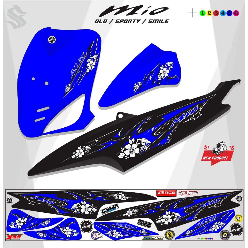 STRIPING MIO KARBU STIKER MIO SPORTY VARIASI / STIKER VARIASI