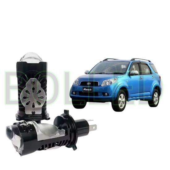 2pcs Lampu Utama LED H4 BiLED Ultra BRIGHT kipas Mobil Toyota Rush 2007 2012 BLD