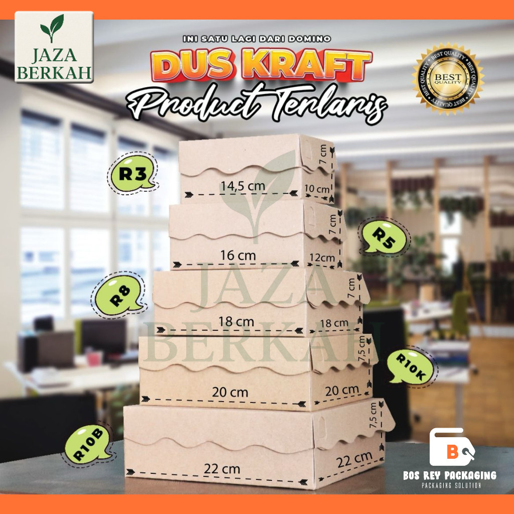 KARDUS SNACK BOX KUE KEMASAN BOX JAJAN RENDA POLOS