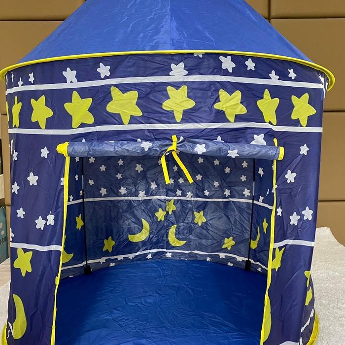 BISA COD TENDA ANAK CASTEEL/TENDA KASTIL/TENDA RUMAH ANAK - BIRU POLOS Terlaris