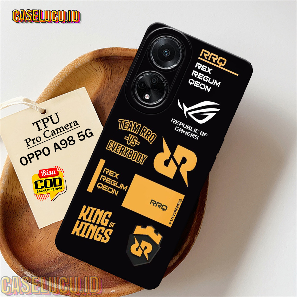 Casing Hp Oppo A98 5G Terbaru - Fashion Case Gaming - Case Oppo A98 5G - Soft Case Hp Oppo A98 5G - 