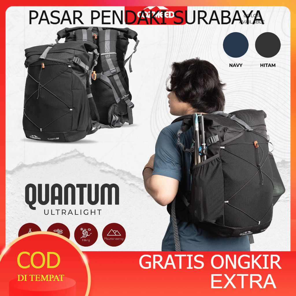 Cozmeed Tas Gunung Ultralight Pria Wanita Quantum 36Liter