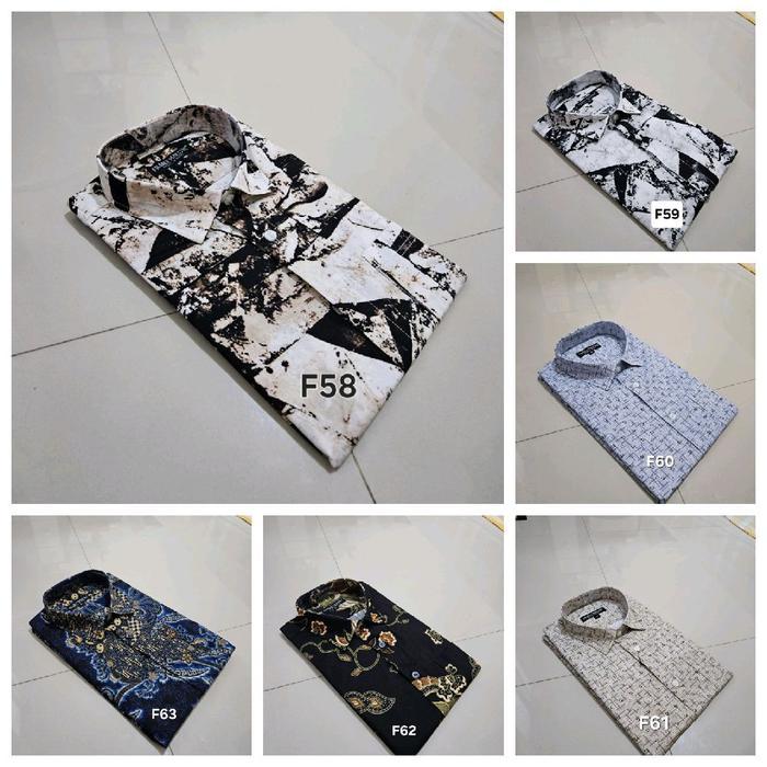 Kemeja pria lengan pendek M L XL katun kemeja pria casual france martine kemeja kerja kemeja batik -