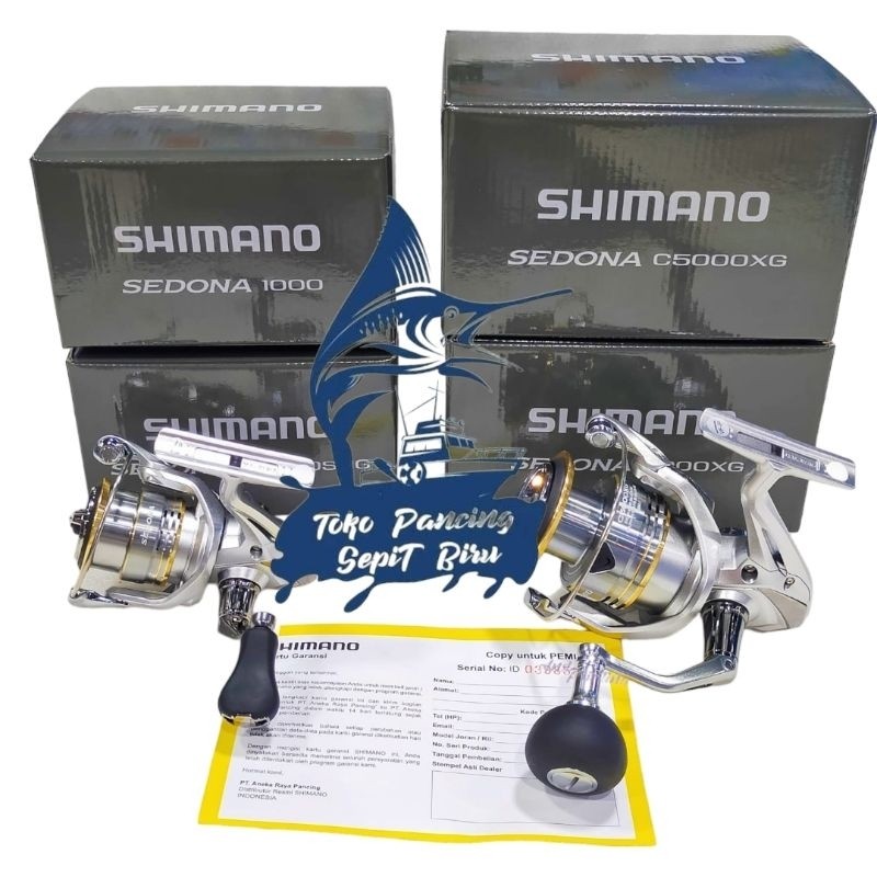 REEL SHIMANO SEDONA FJ C2000SHG POWER HANDLE | REEL PANCING | REEL SPINNING | GULUNGAN PANCING | ALA