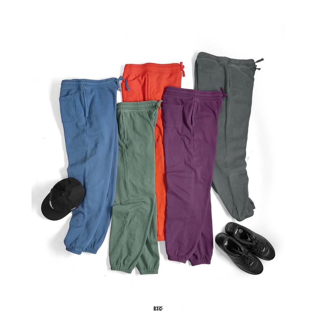 Celana Sweatpants - Garment Dyed Loose Sweatpants