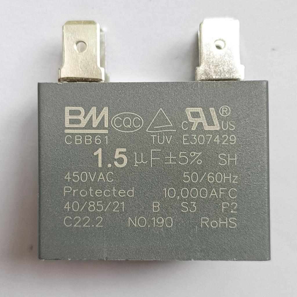 KAPASITOR AC ORIGINAL OUTDOOR MIDEA 1/2PK MSFC-05CRN2X MSAF-07CRN2