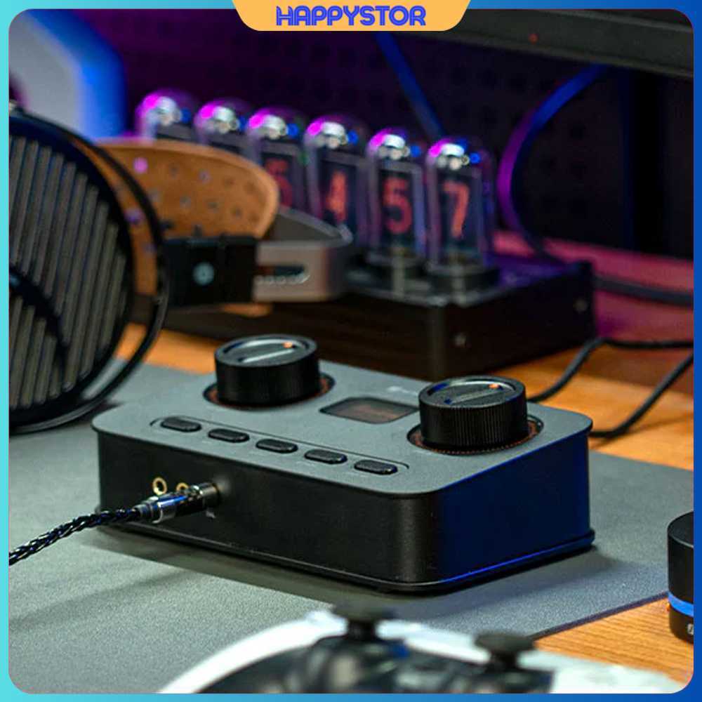 Fosi Audio Amplifier Headphone Hi-Fi Gaming DAC Bluetooth LCD Display - K7