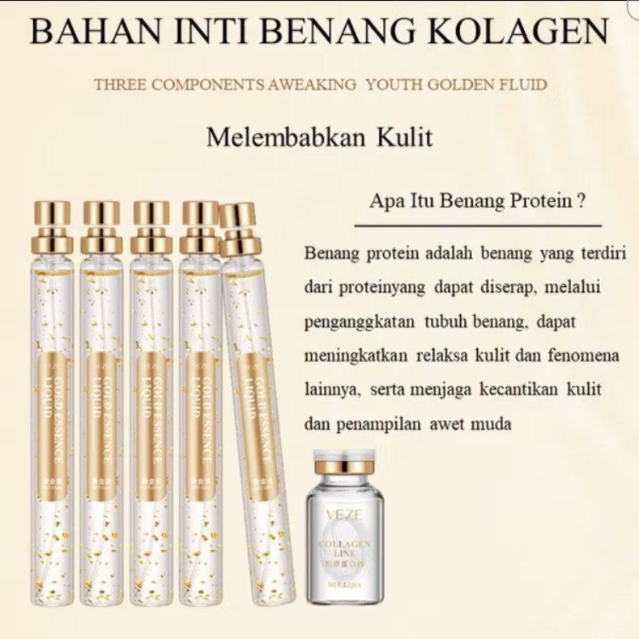 Benang collagen protein platinum/serum tanam benang tanpa jarum/serum tanam benang platinum BEST QUA