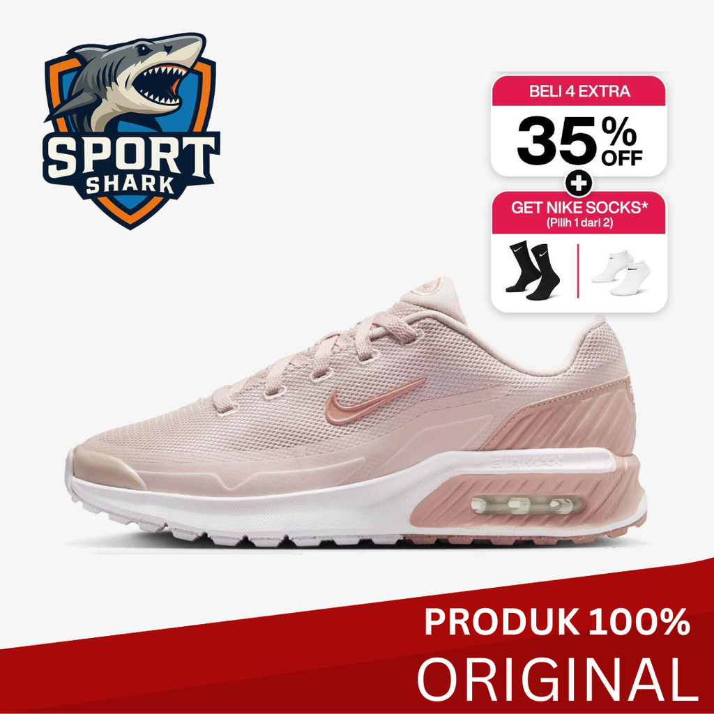 Nike Sepatu Wanita Air Max Bia - Rose Gold 100% ORI Berkualitas Tinggi Asli Shoes Branded Garansi Re