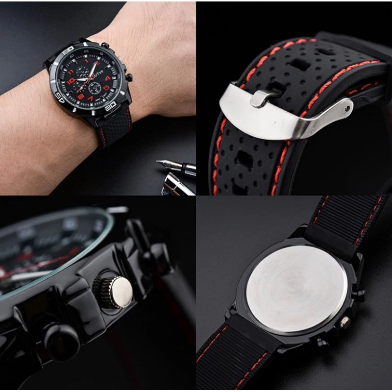 KDZ Jam Tangan Pria Sport Quartz Analog Fashion / Jam Tangan Pria Sport Chrono