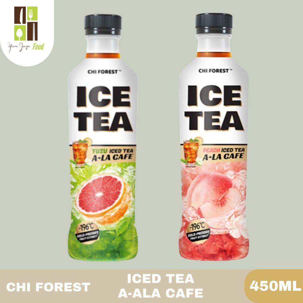 Chi Forest Iced Tea 450ml / Minuman Teh Rasa Yuzu Grapefruit / Minuman Teh Rasa Peach / Teh Ala Cafe