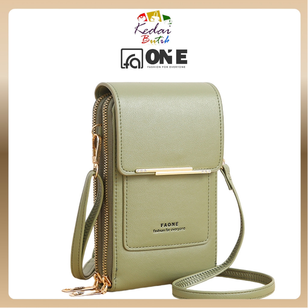 KEDAIBUTIK (F344) Tas Selempang Wanita / Tas Remaja Kekinian / Dompet HP Terbaru / Premium Import / 