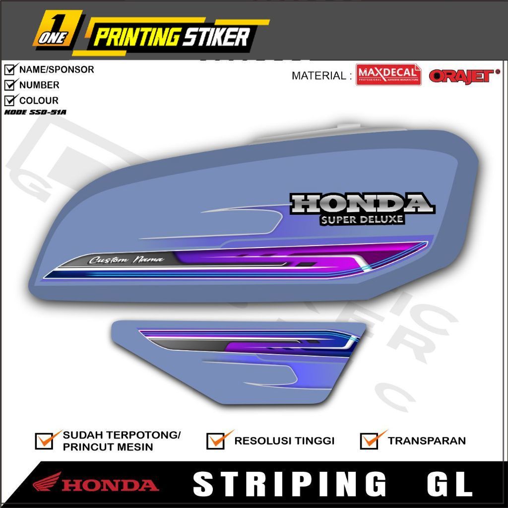 STRIPING GL 100/125 VARIASI MURAH STRIPING GL 100/125 VARIASI MURAH