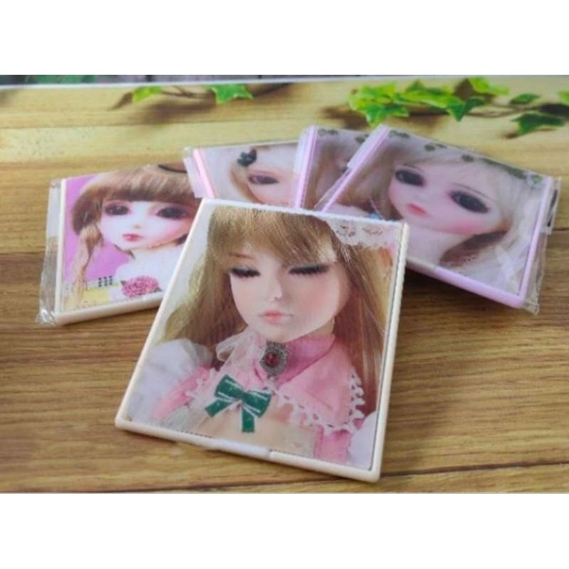 KACA GENIT 3D/CERMIN LIPAT MINI 3D