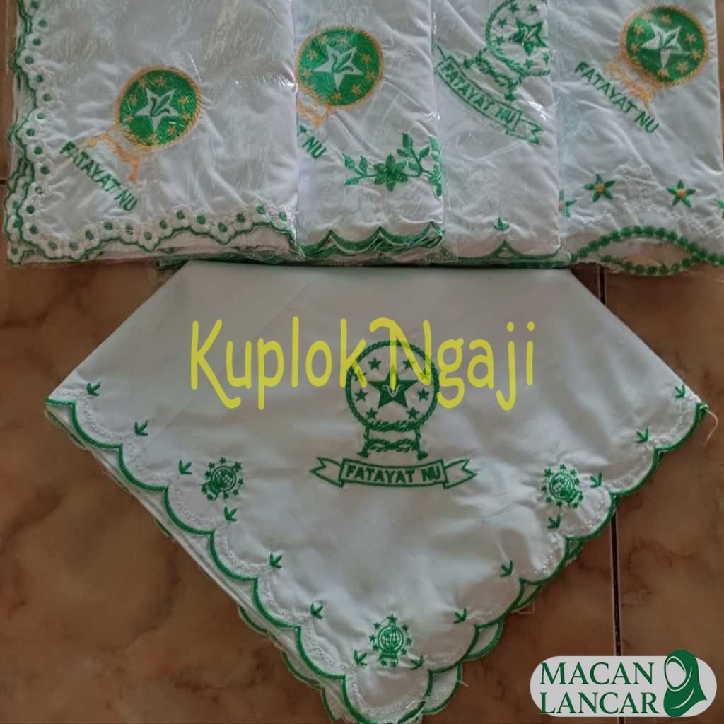 Jilbab Fatayat Bordir Segi 4 / Kerudung Fatayat NU Terlaris / Jilbab Muslimat / Hijab NU
