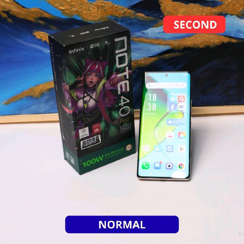 INFINIX NOTE 40 PRO PLUS 12/256 GB (5G) HP SECOND ORIGINAL SINAR MUTIARA CELL