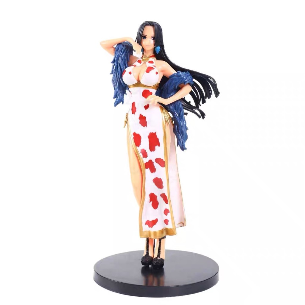 Hot One Piece Japan Anime Statue Boa Hancock cheongsam Sexy Girl PVC Action Figure Model Toy Adult C