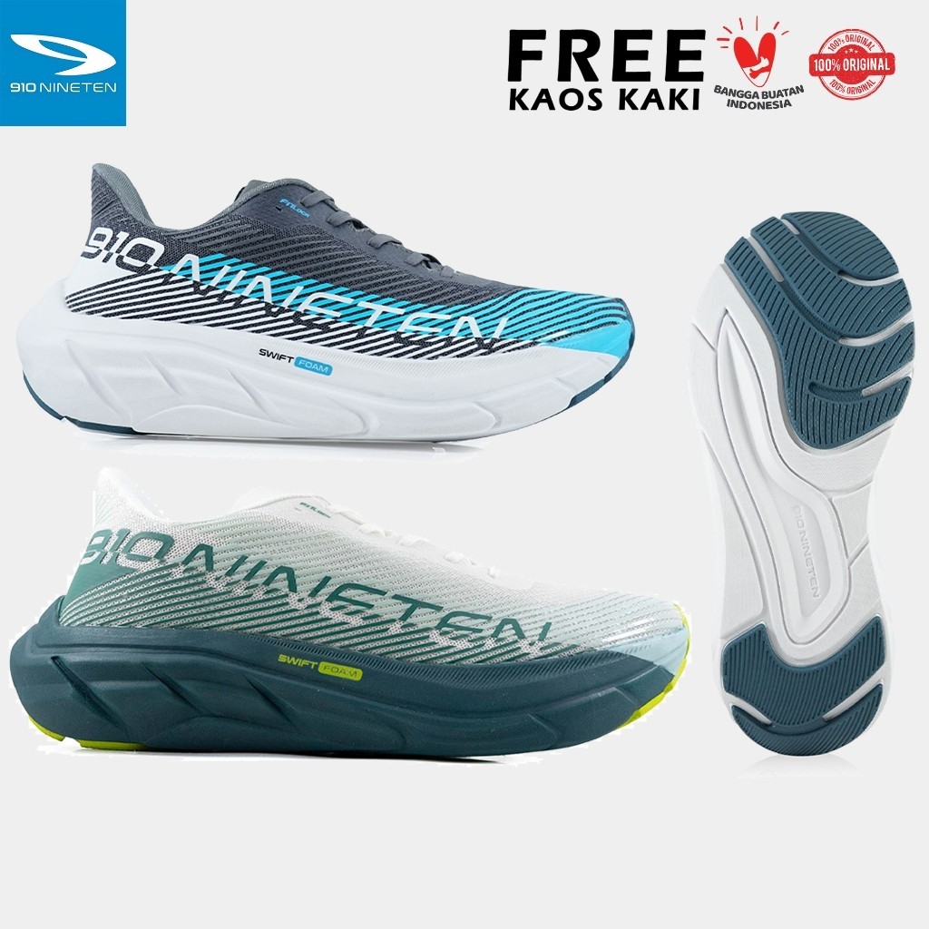 Sepatu Running 910 Nineten Reishika Bolster Soft Swift Foam Sepatu Lari 910 Nineten Reishika Bolster