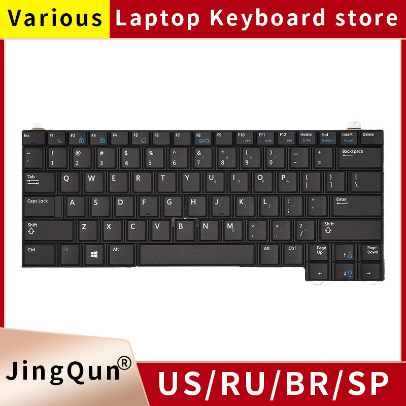 New US/English Replac Notebook Laptop Keyboard For Dell DELL Latitude E5440 Y4H14 E5540 15-5000 No P